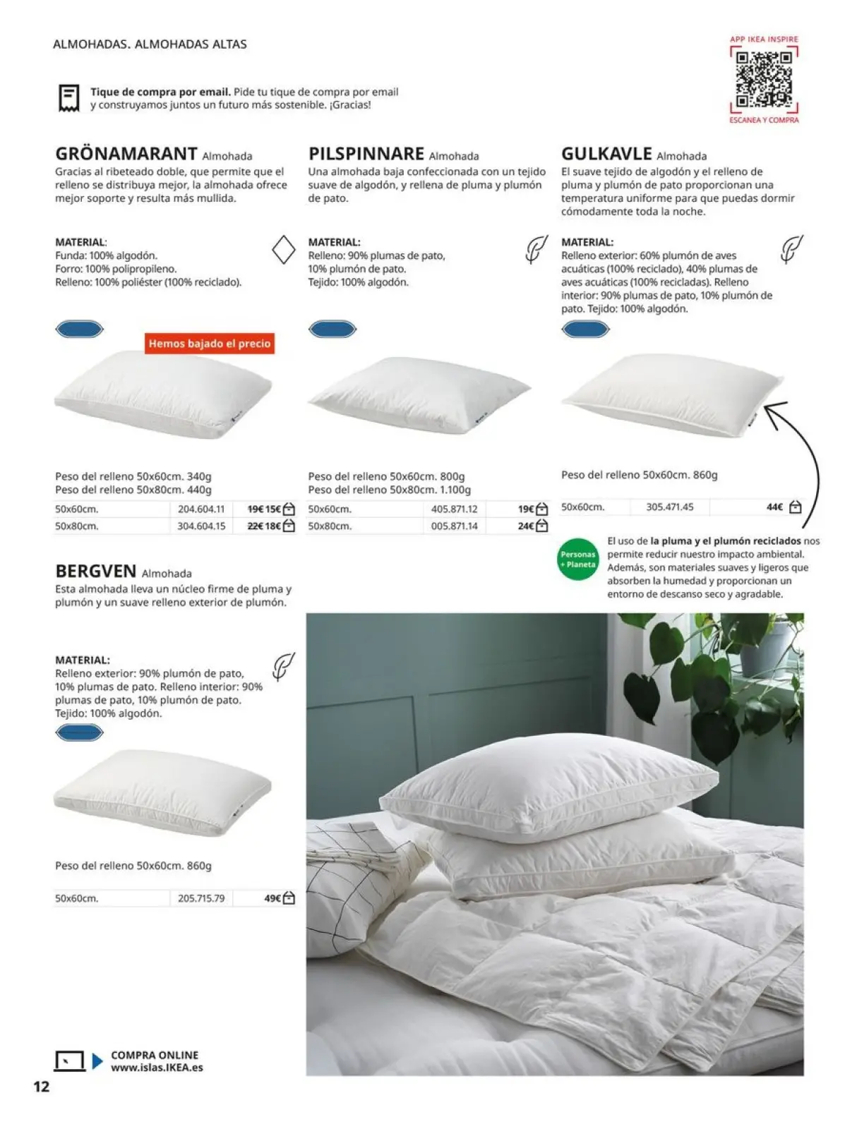 Page 12 in Bedding Catalogue at IKEA Spain
