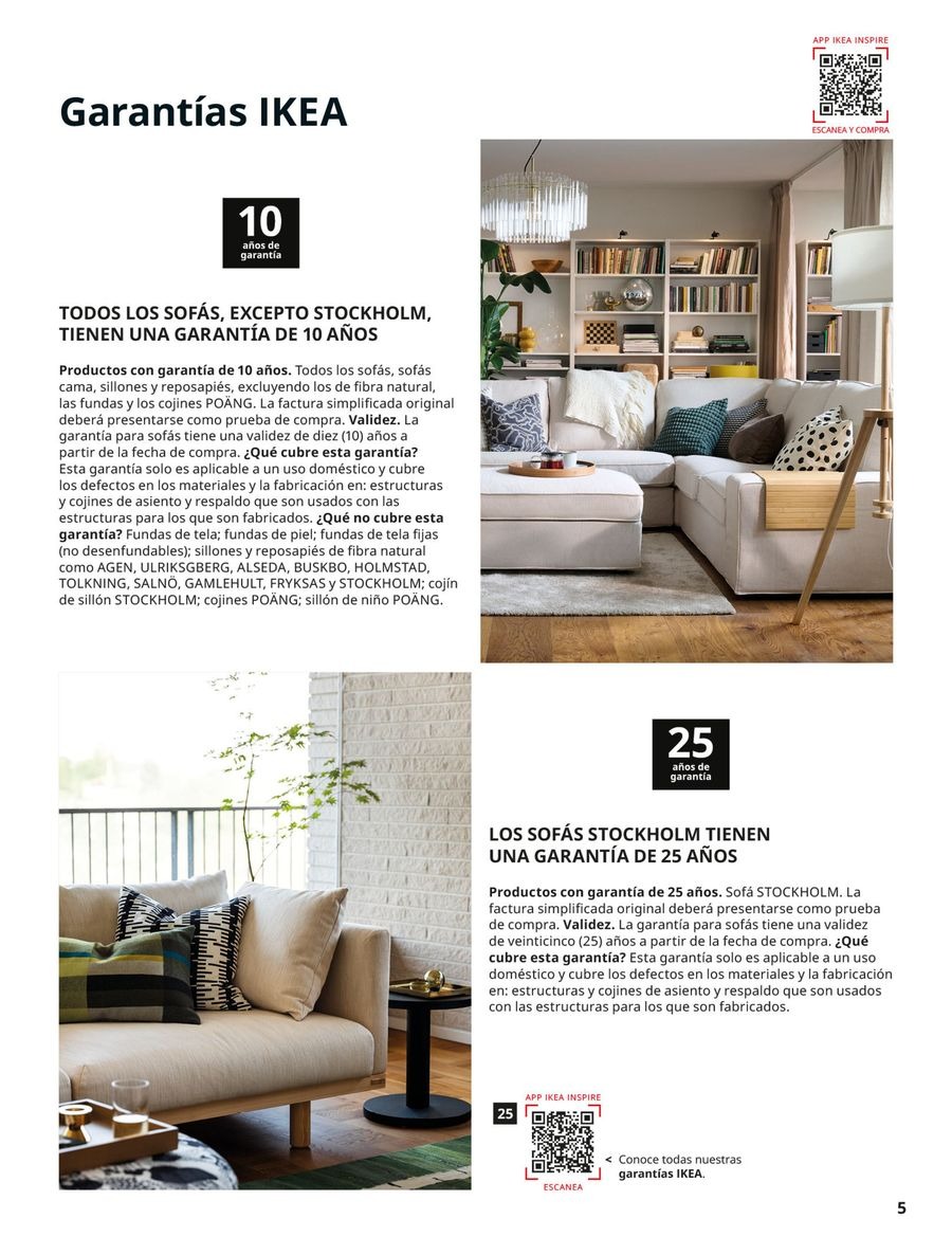 Ofertas de IKEA España de 2 septiembre a 31 enero 2026 Catálogo Sofás