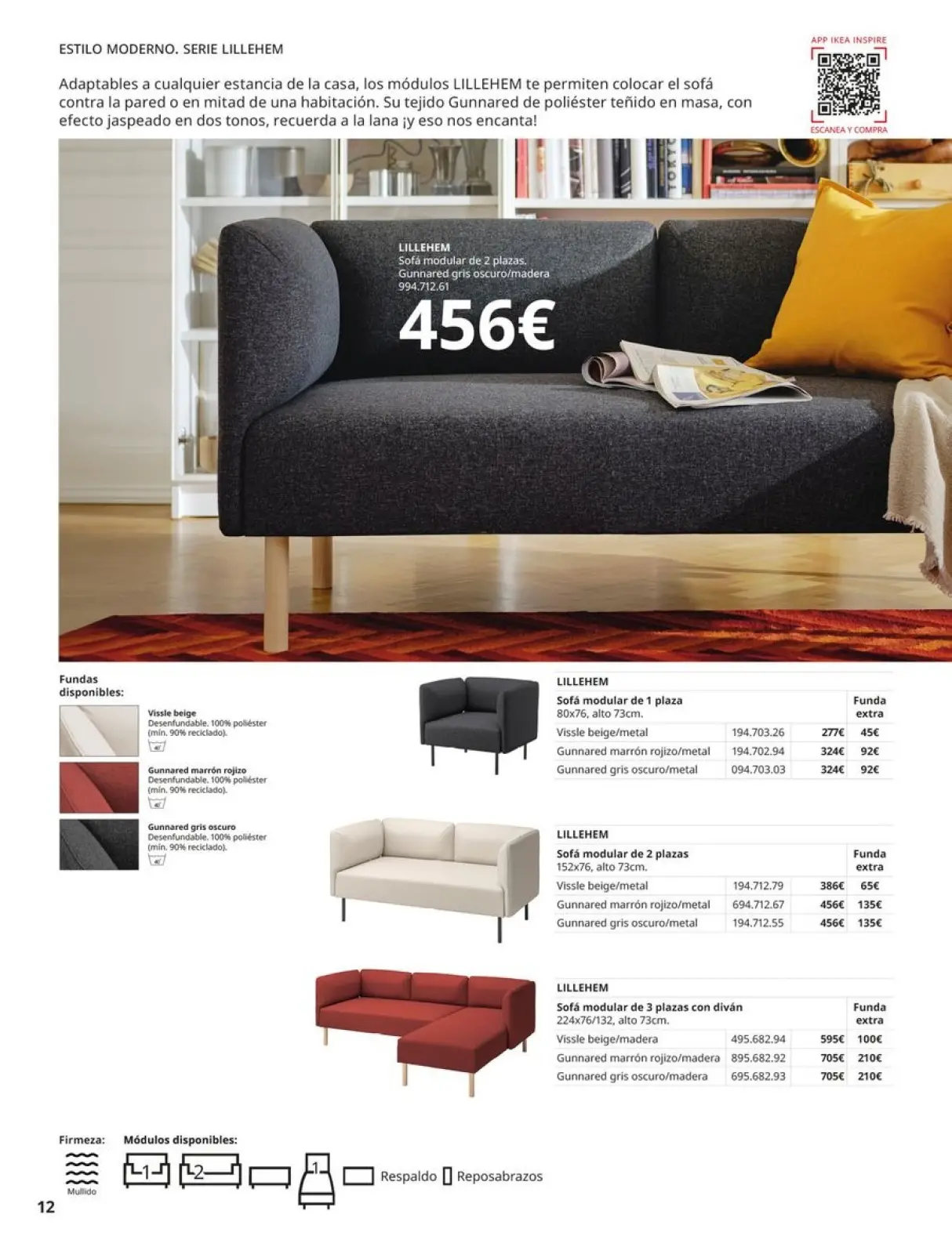 Page 12 in Sofas Catalogue at IKEA Spain