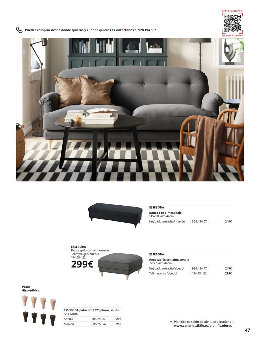 Ofertas de IKEA España de 2 septiembre a 31 enero 2026 Catálogo Sofás