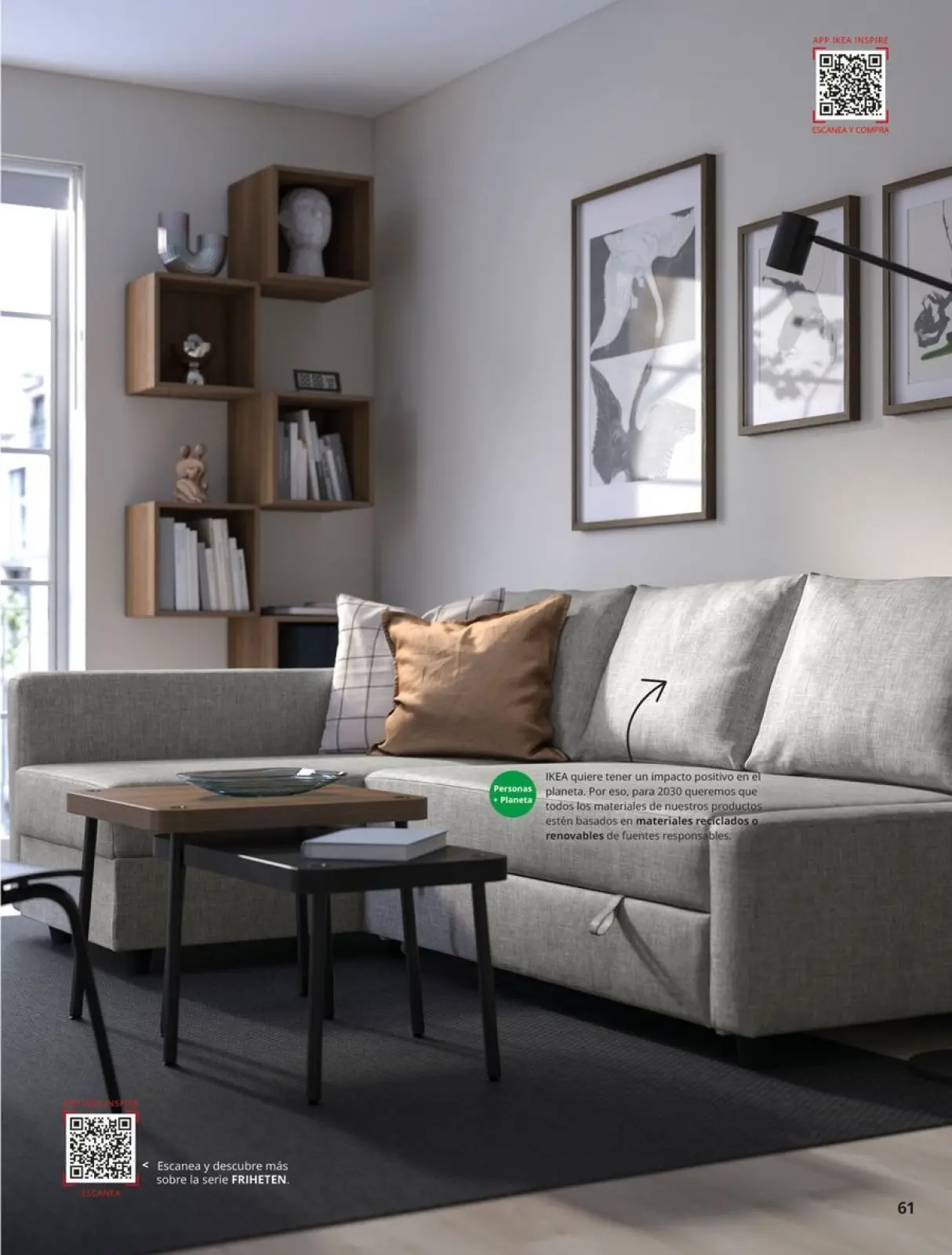 Page 61 in Sofas Catalogue at IKEA Spain