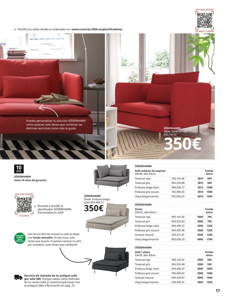 Ofertas de IKEA España de 2 septiembre a 31 enero 2026 Catálogo Sofás