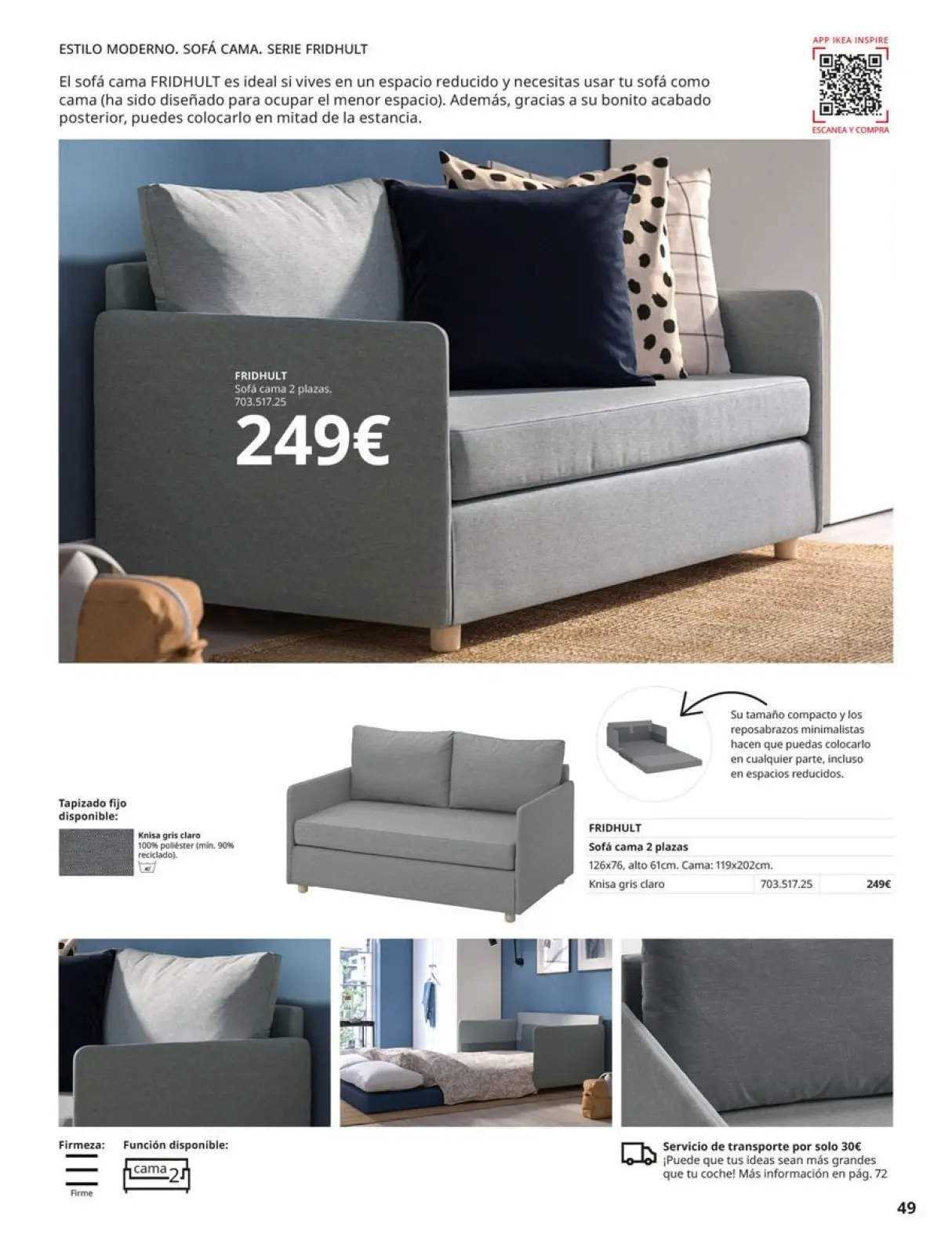 Page 49 in Sofas Catalogue at IKEA Spain