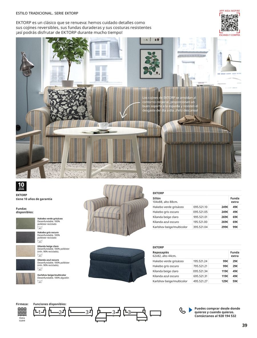 Ofertas de IKEA España de 2 septiembre a 31 enero 2026 Catálogo Sofás