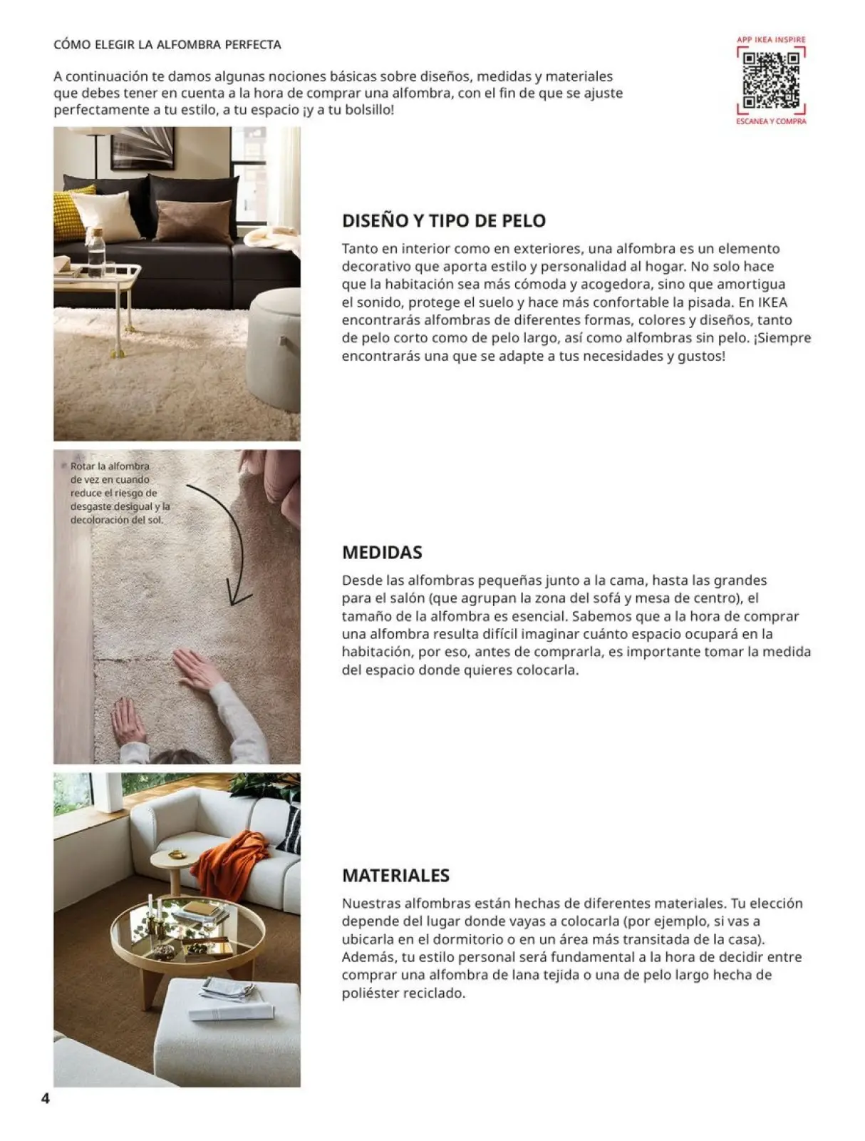 Page 4 in Rugs Catalogue at IKEA Spain