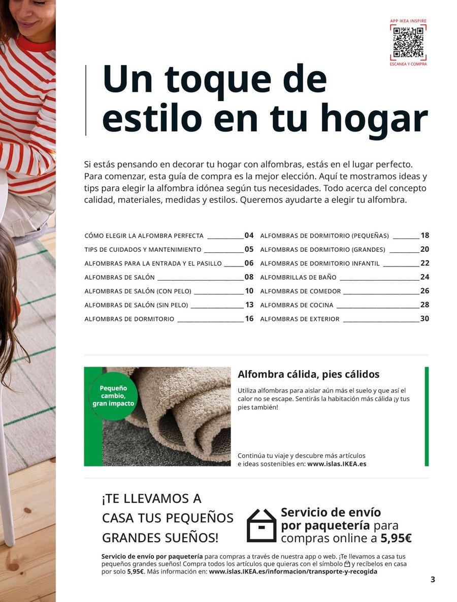IKEA Spain Offers from 2 September to 31 January 2026 Rugs Catalogue