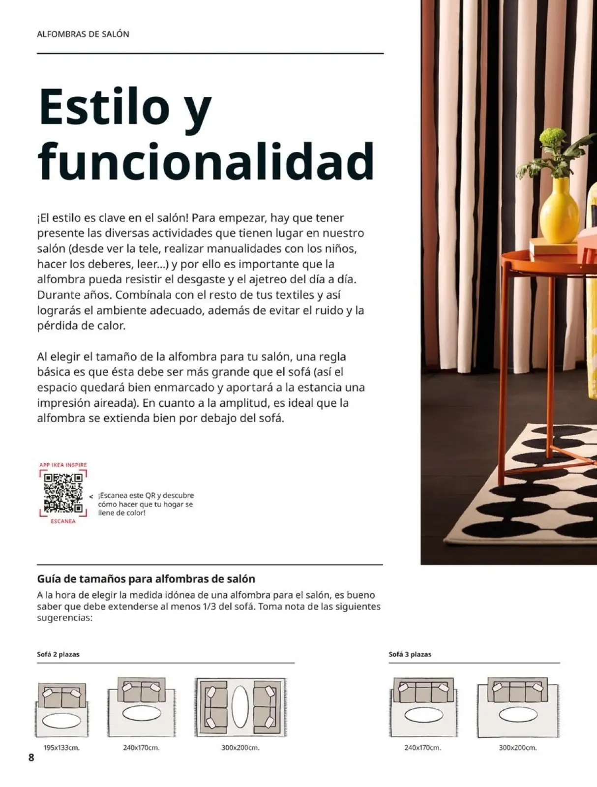 Page 8 in Rugs Catalogue at IKEA Spain