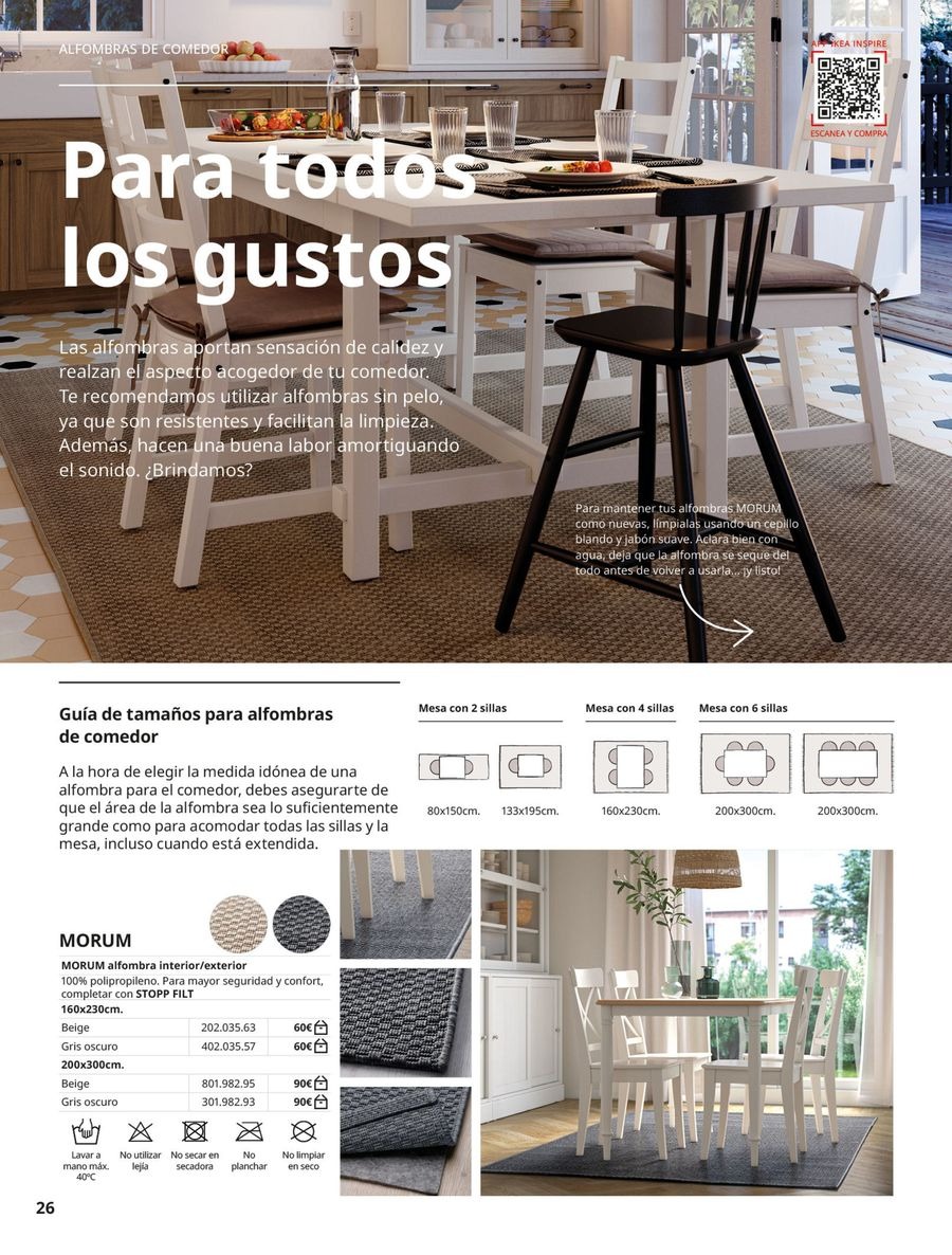 IKEA Spain Offers from 2 September to 31 January 2026 Rugs Catalogue