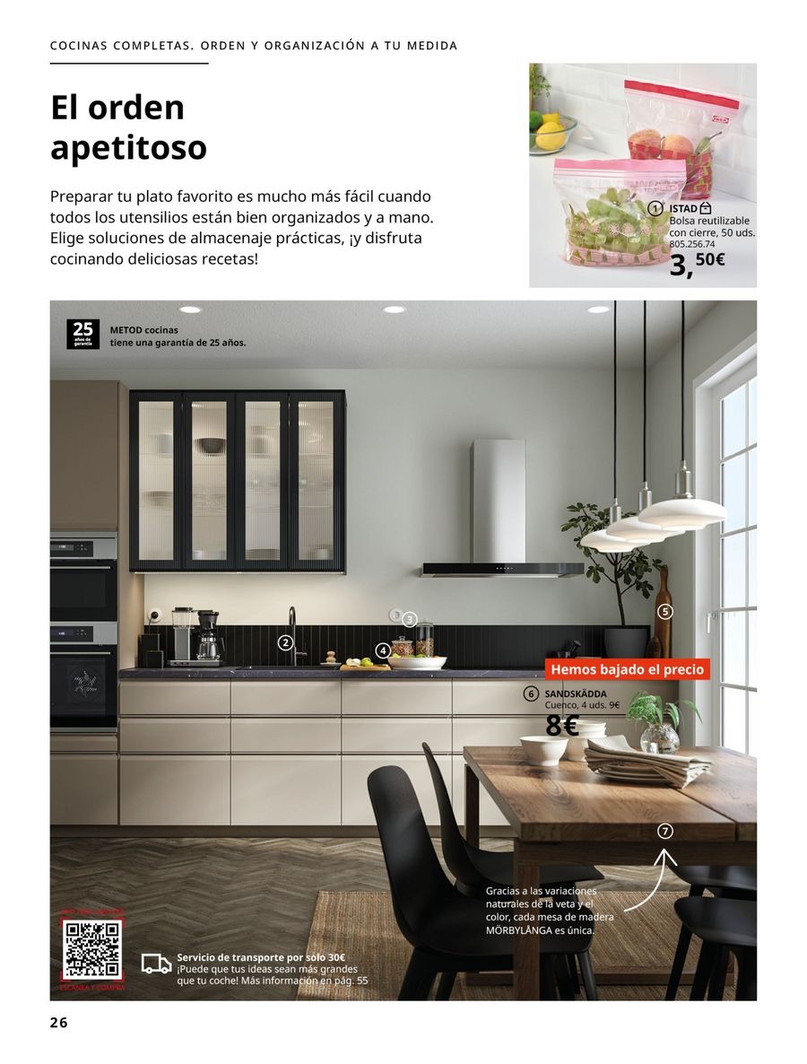 Offres IKEA Espagne de 16 septembre à 31 janvier 2026 Catalogue La Vie Commence dans la Cuisine