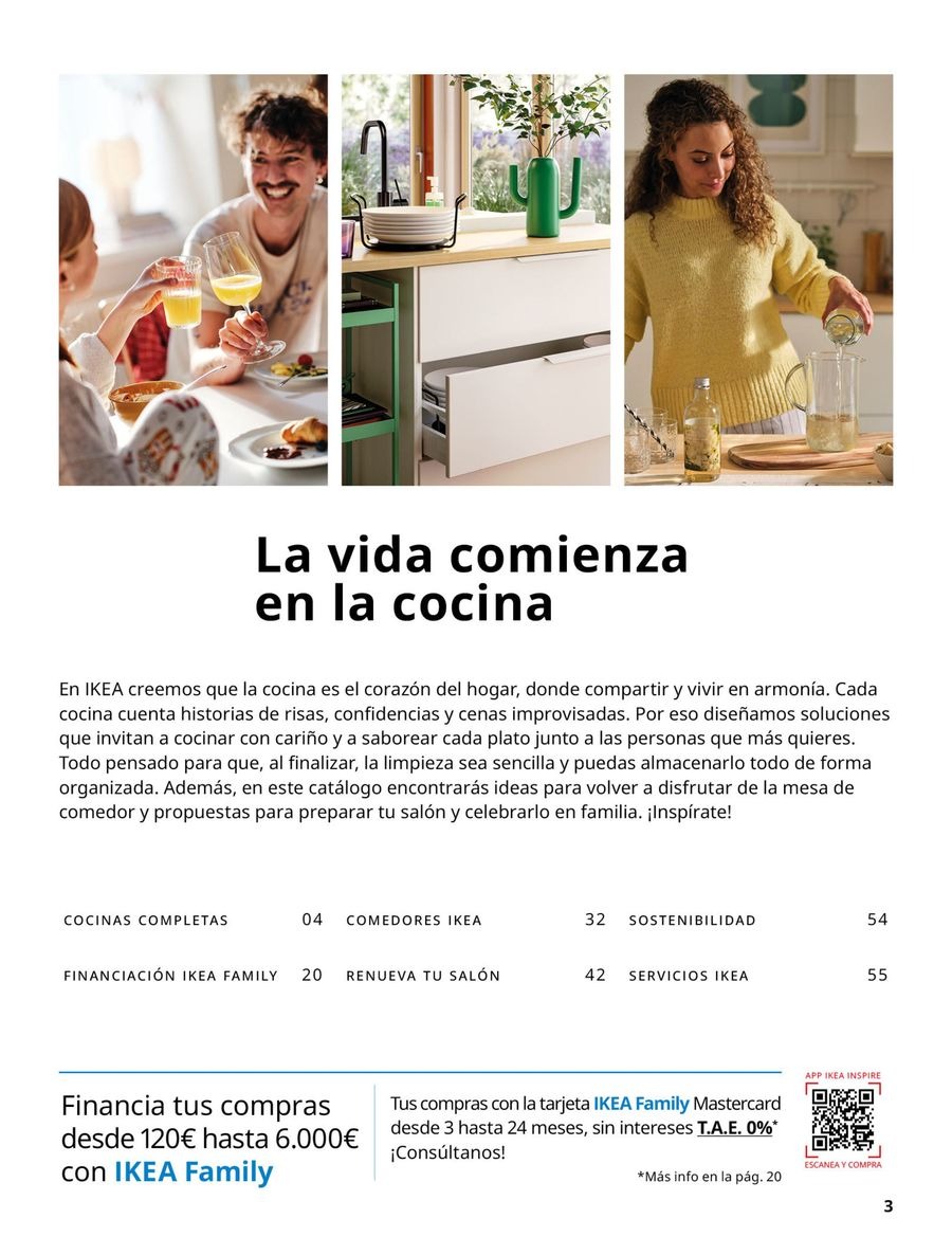 Offres IKEA Espagne de 16 septembre à 31 janvier 2026 Catalogue La Vie Commence dans la Cuisine