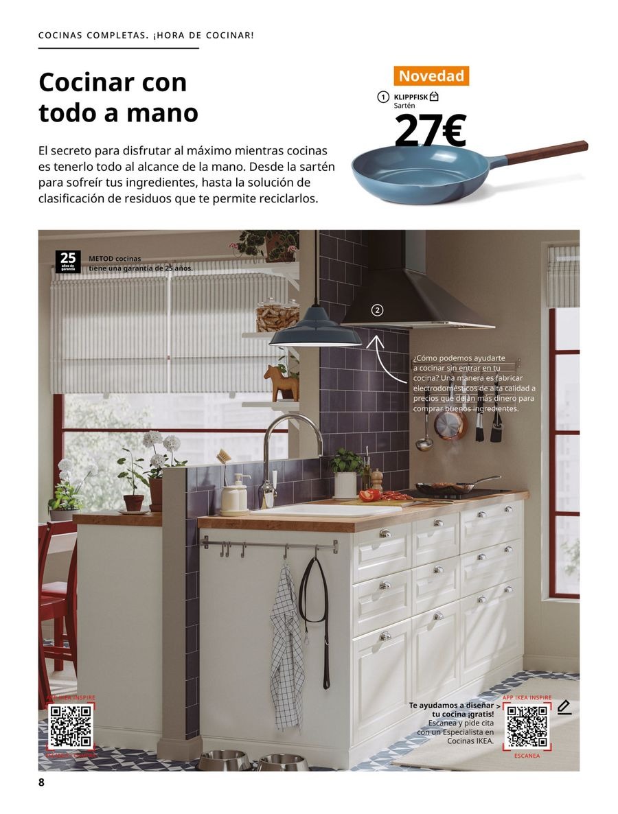 Offres IKEA Espagne de 16 septembre à 31 janvier 2026 Catalogue La Vie Commence dans la Cuisine