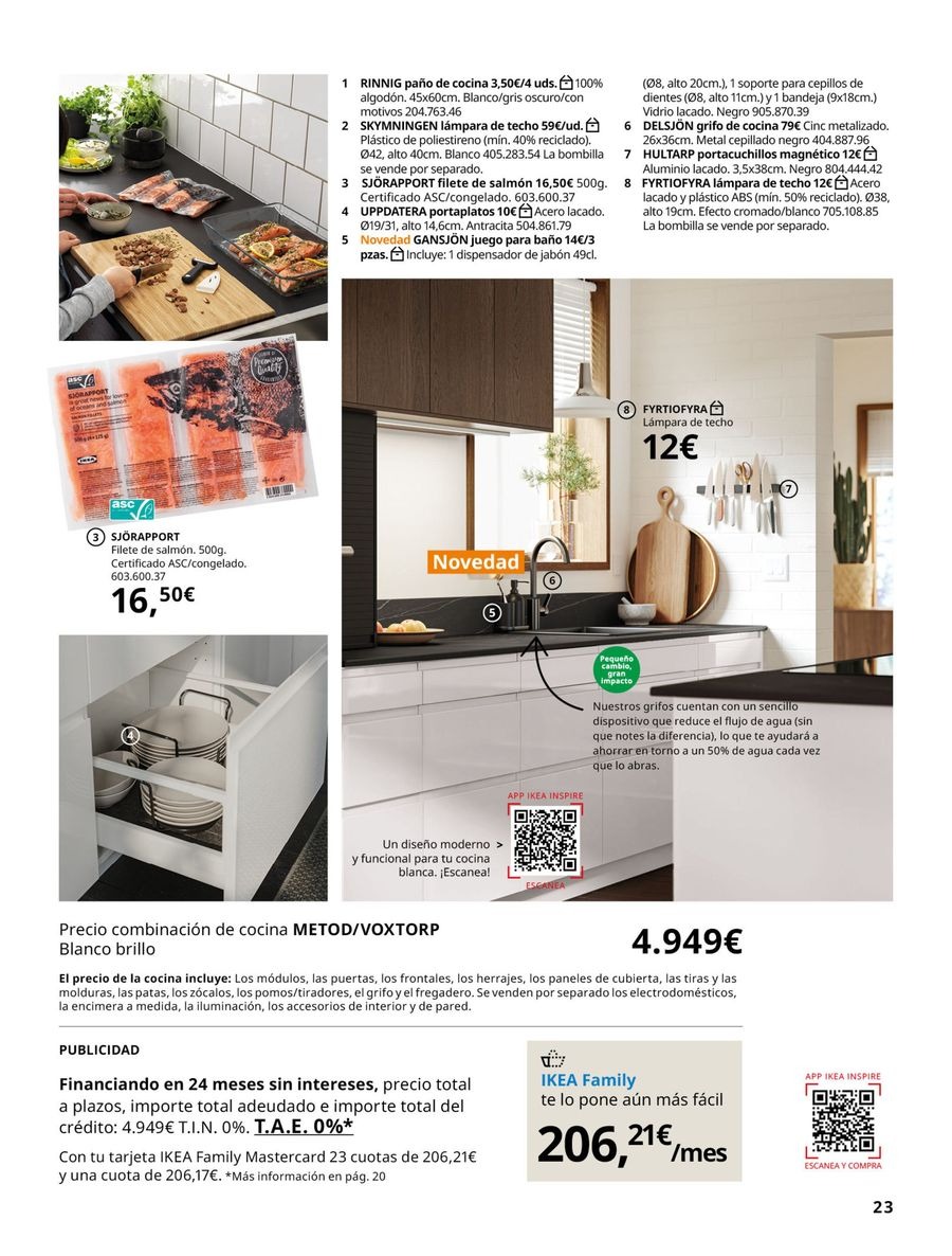 Offres IKEA Espagne de 16 septembre à 31 janvier 2026 Catalogue La Vie Commence dans la Cuisine
