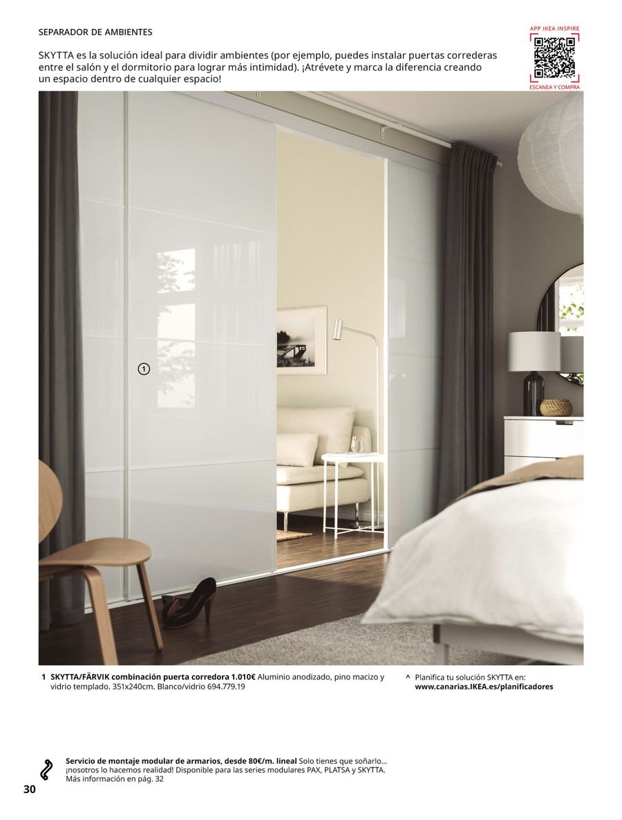 Offres IKEA Espagne de 2 septembre à 31 janvier 2026 Catalogue SKYTTA