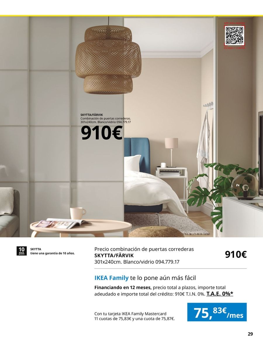 Offres IKEA Espagne de 2 septembre à 31 janvier 2026 Catalogue SKYTTA