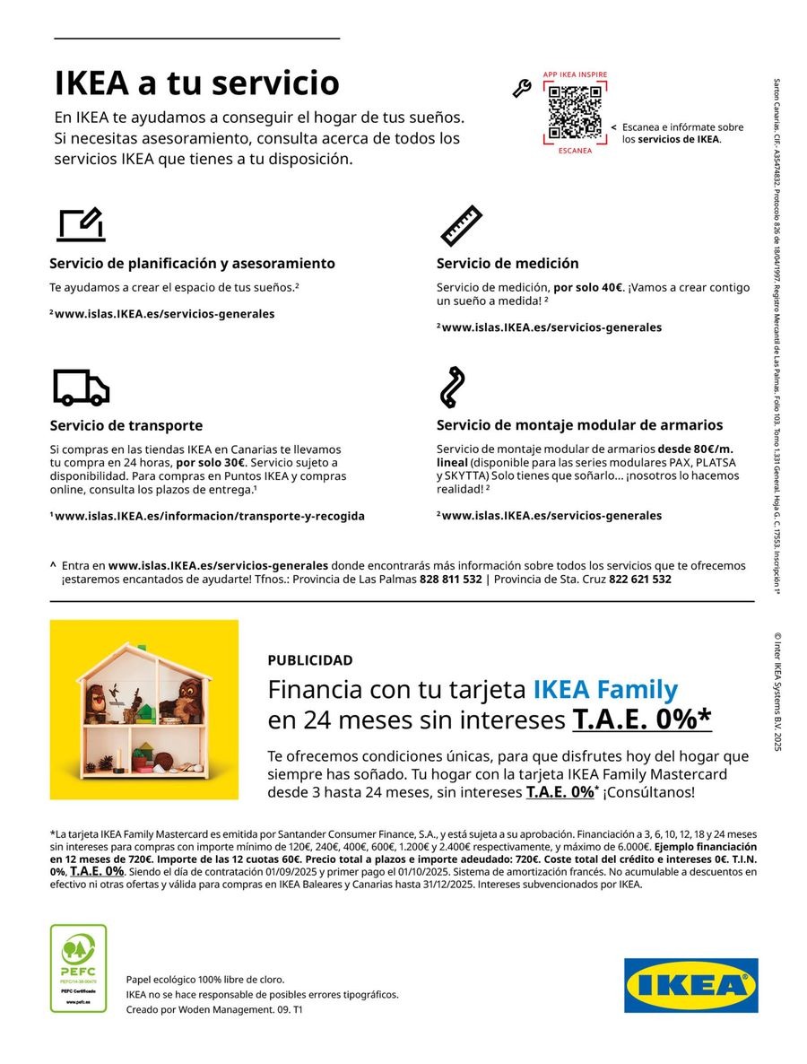 Offres IKEA Espagne de 2 septembre à 31 janvier 2026 Catalogue SKYTTA