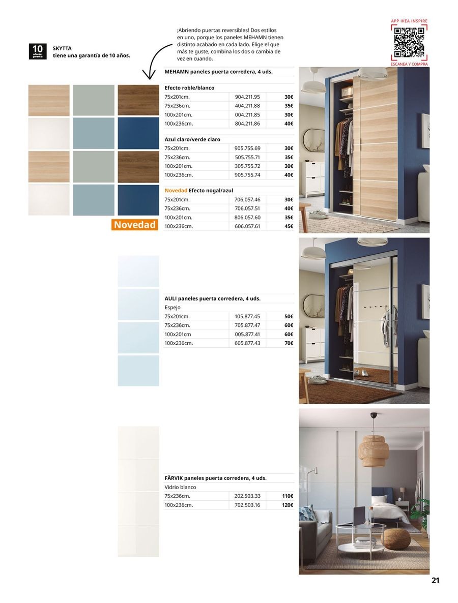 Offres IKEA Espagne de 2 septembre à 31 janvier 2026 Catalogue SKYTTA