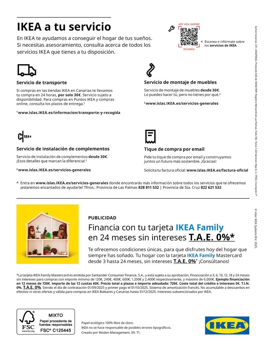 Offres IKEA Espagne de 16 septembre à 31 janvier 2026 Catalogue de Bureau Professionnel