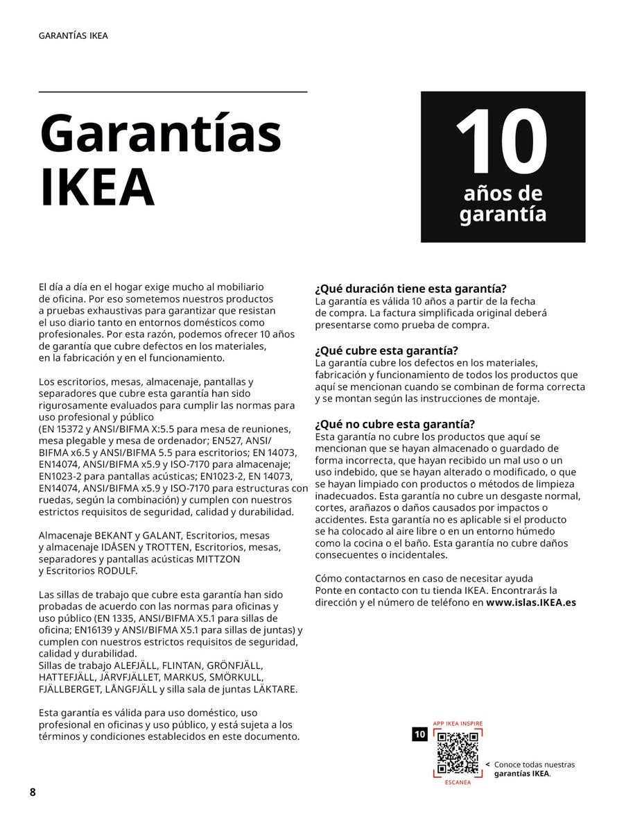 Offres IKEA Espagne de 16 septembre à 31 janvier 2026 Catalogue de Bureau Professionnel