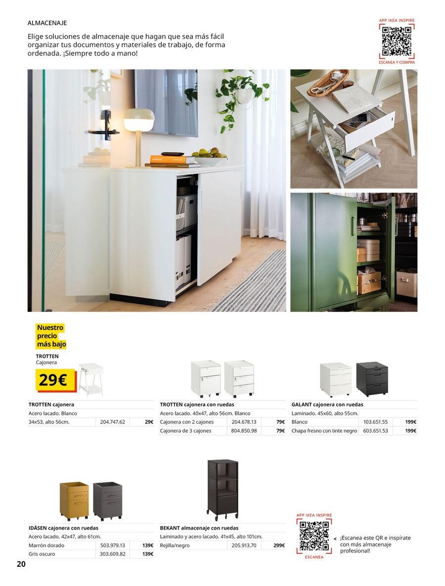 Offres IKEA Espagne de 16 septembre à 31 janvier 2026 Catalogue de Bureau Professionnel
