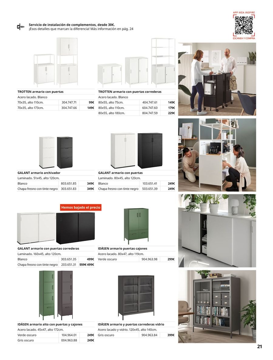 Offres IKEA Espagne de 16 septembre à 31 janvier 2026 Catalogue de Bureau Professionnel