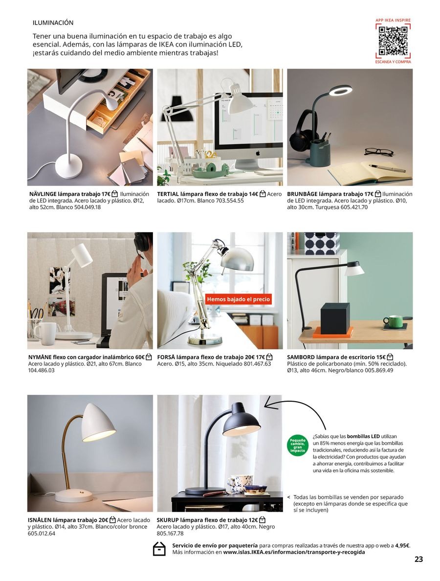 Offres IKEA Espagne de 16 septembre à 31 janvier 2026 Catalogue de Bureau Professionnel