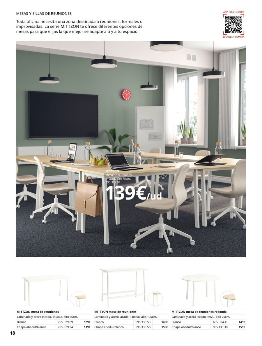 Offres IKEA Espagne de 16 septembre à 31 janvier 2026 Catalogue de Bureau Professionnel