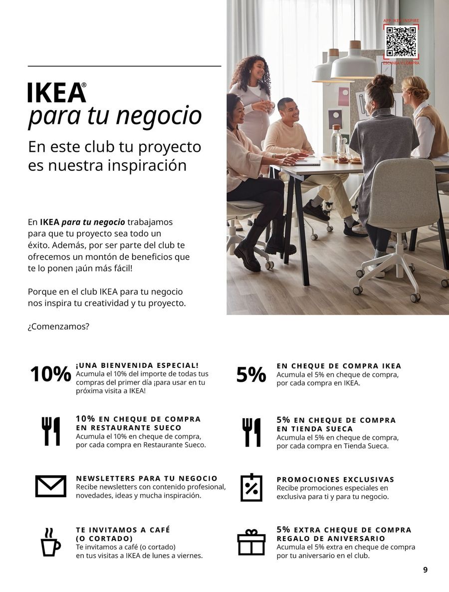 Offres IKEA Espagne de 16 septembre à 31 janvier 2026 Catalogue de Bureau Professionnel