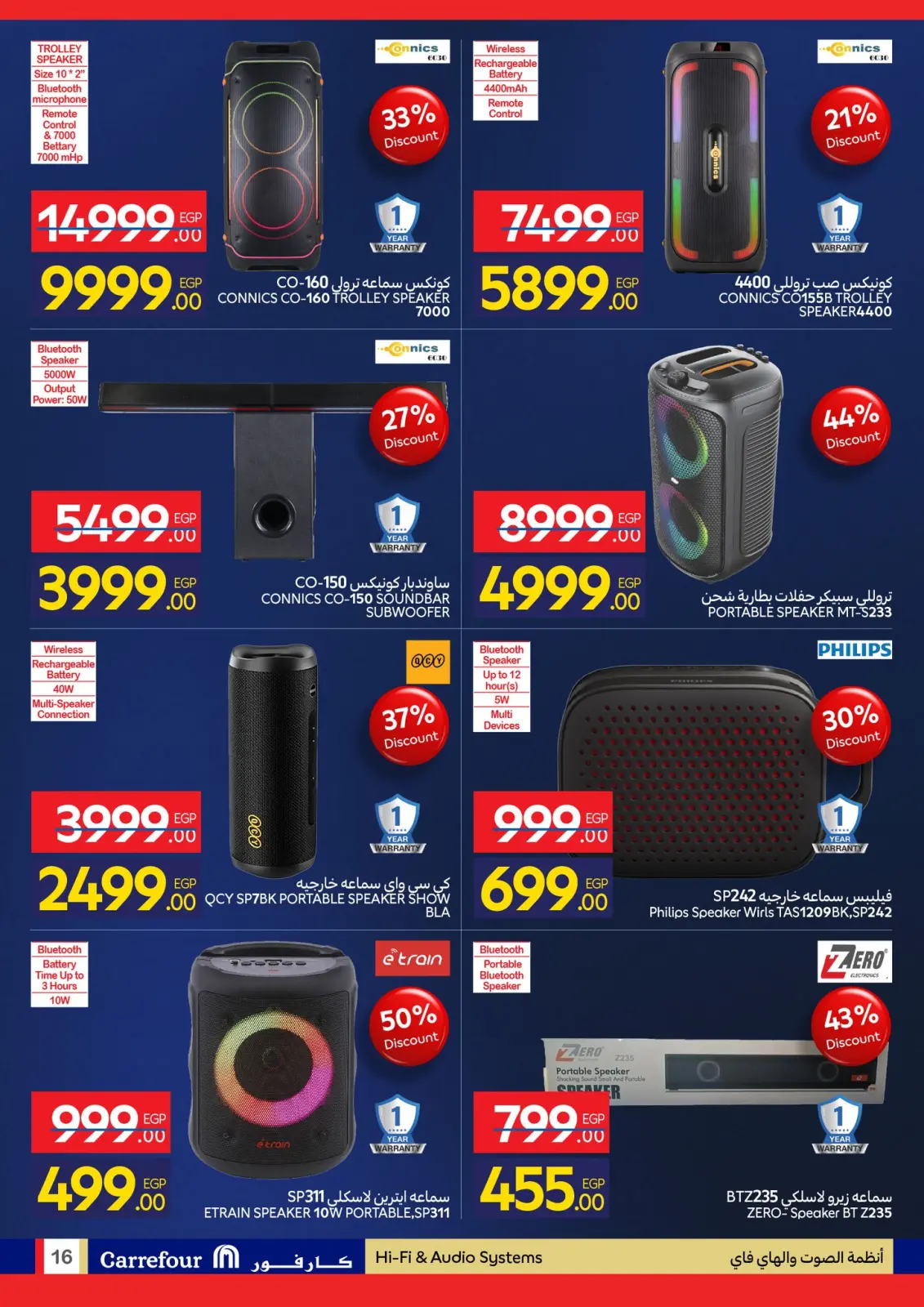 صفحة 16 ضمن مجلة عروض عيد ميلاد كارفور في كارفور مصر