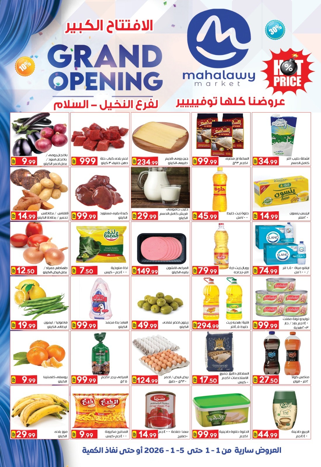 El mhallawy Sons Egypt Offers from 1 to 5 January 2026 Grand Opening Offers - Page 1