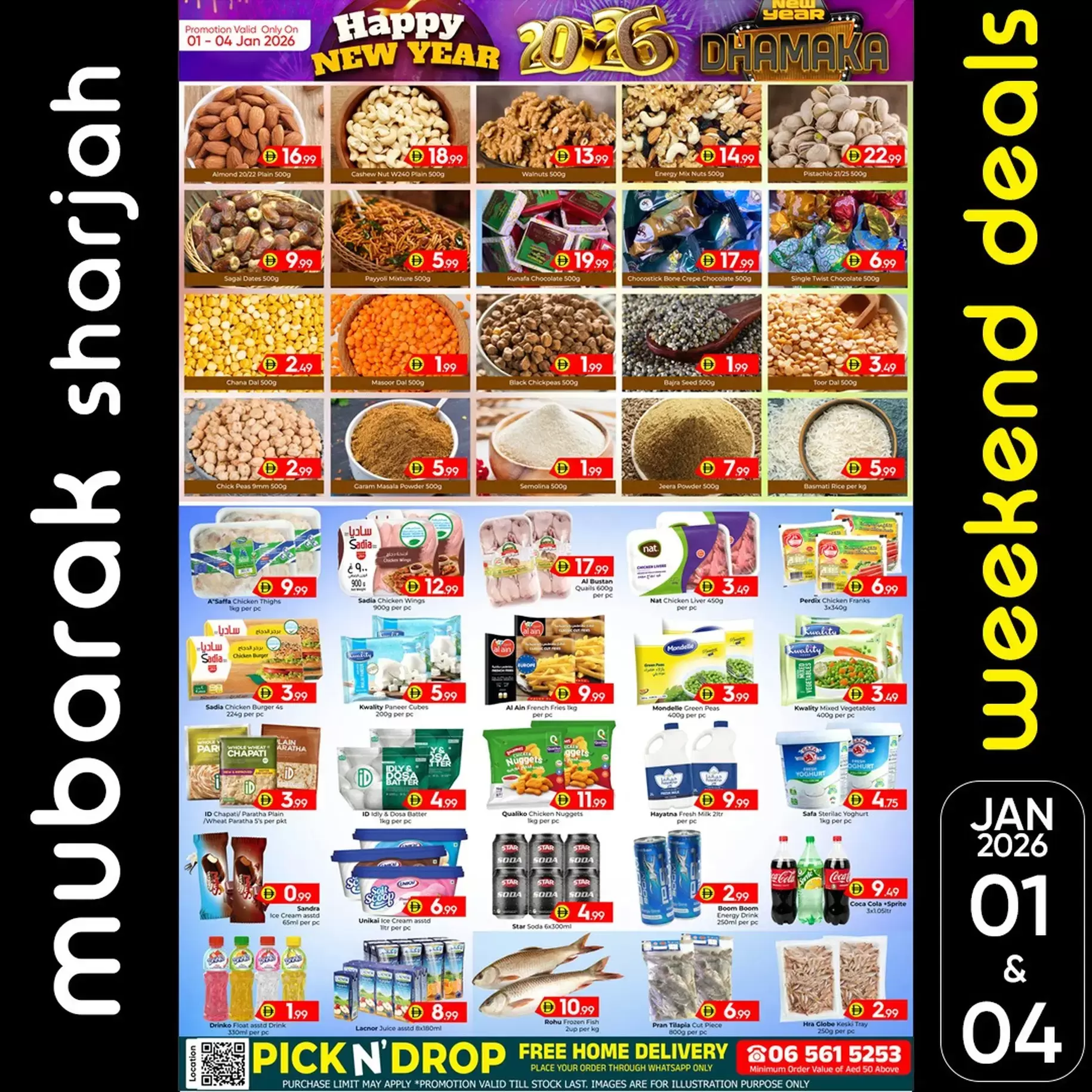 Al Mubarak UAE Offers from 1 to 4 January 2026 New Year Dhamaka Deals