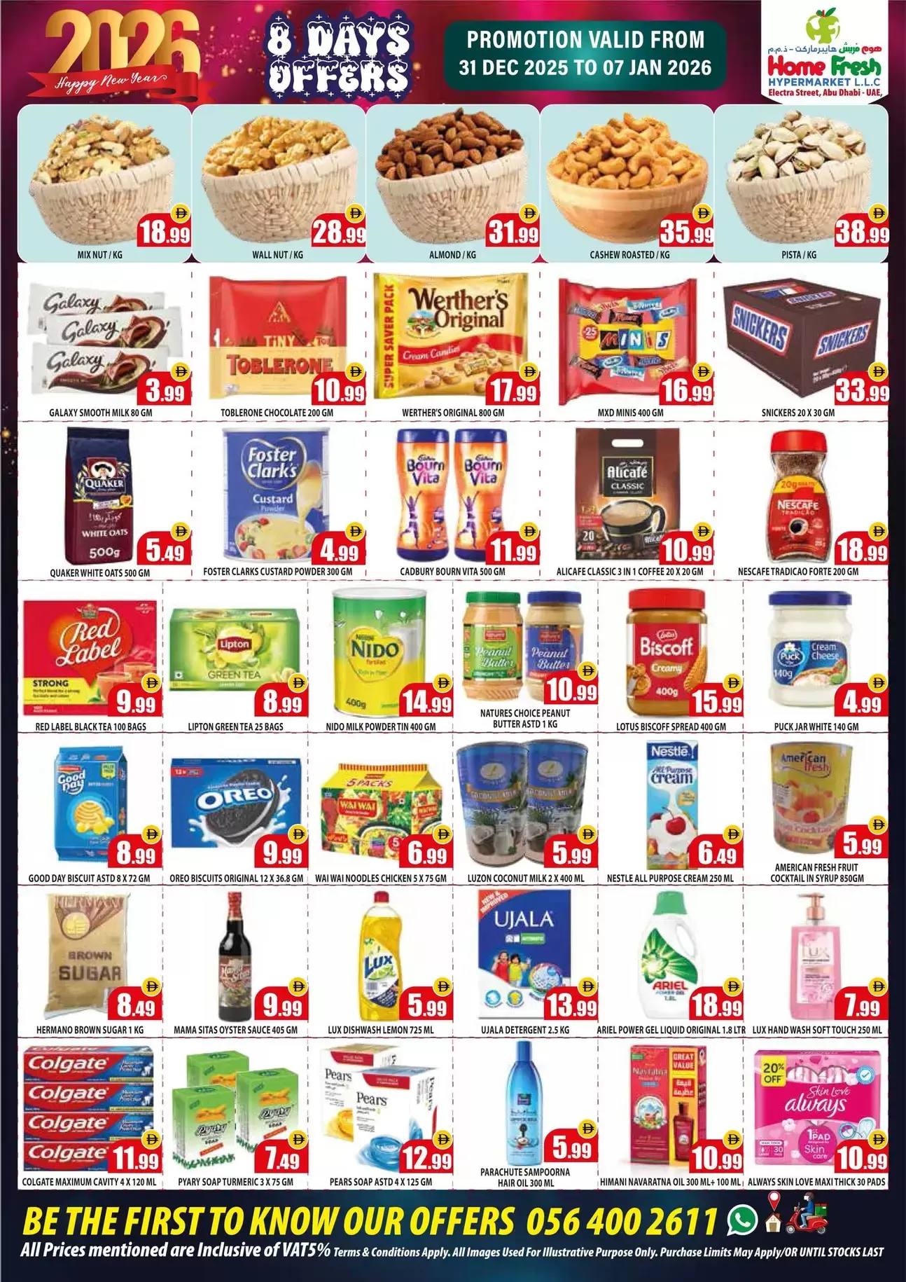 Home Fresh supermarket UAE Offers from 31 December to 7 January 2026 New Year Offers