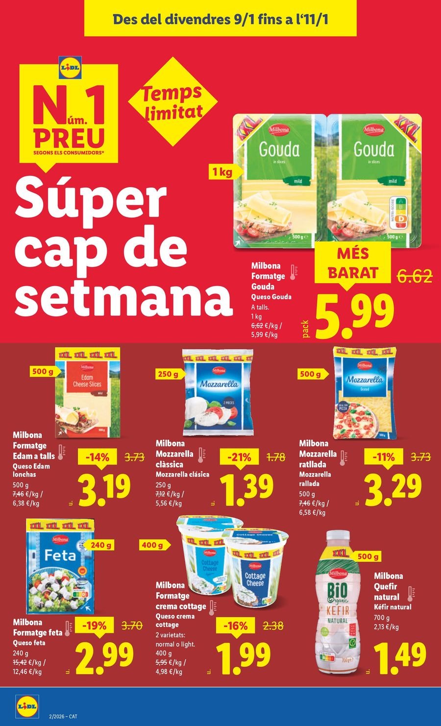 Ofertas de Lidl España de 5 a 11 enero 2026 Ofertas XXL