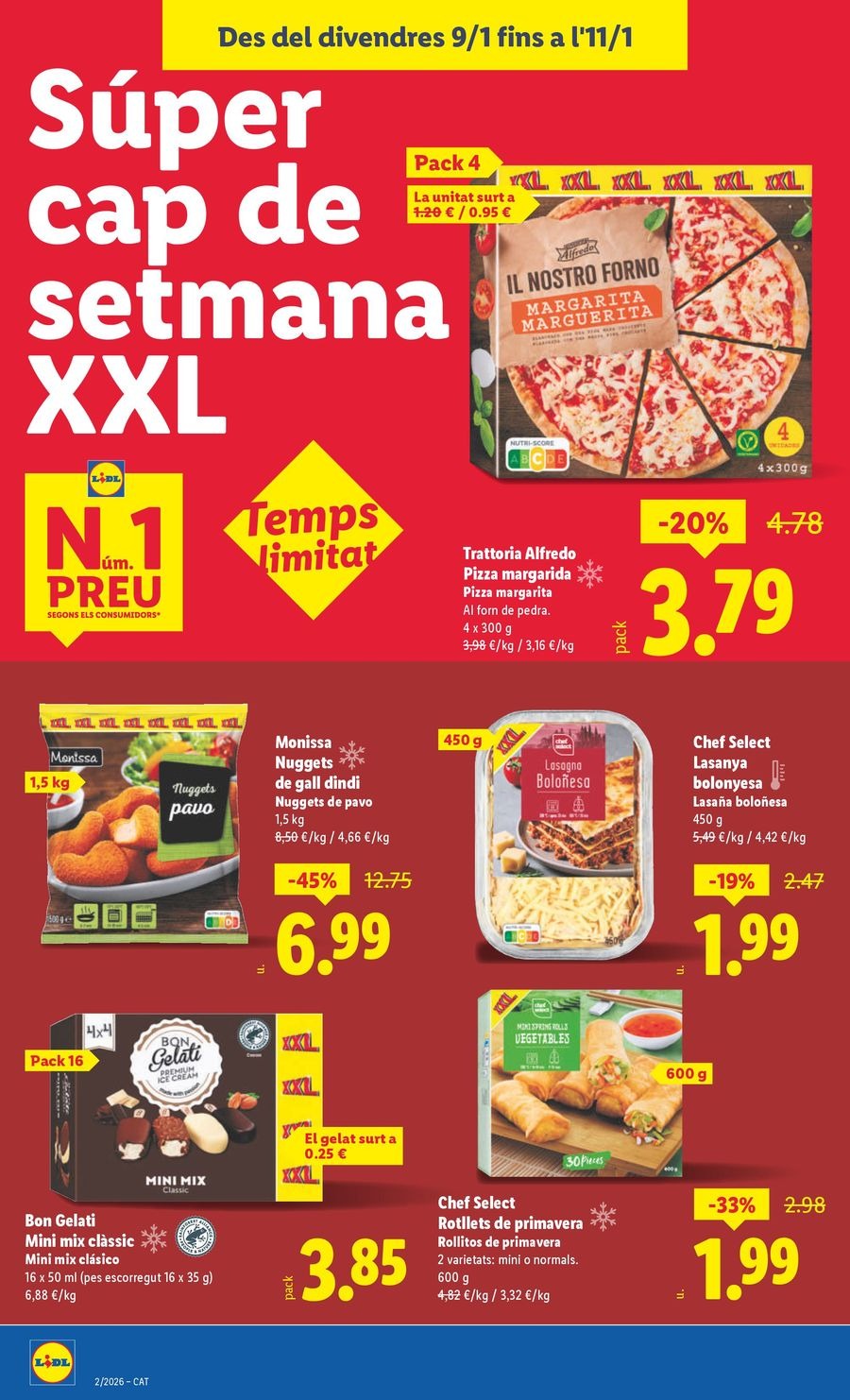 Ofertas de Lidl España de 5 a 11 enero 2026 Ofertas XXL