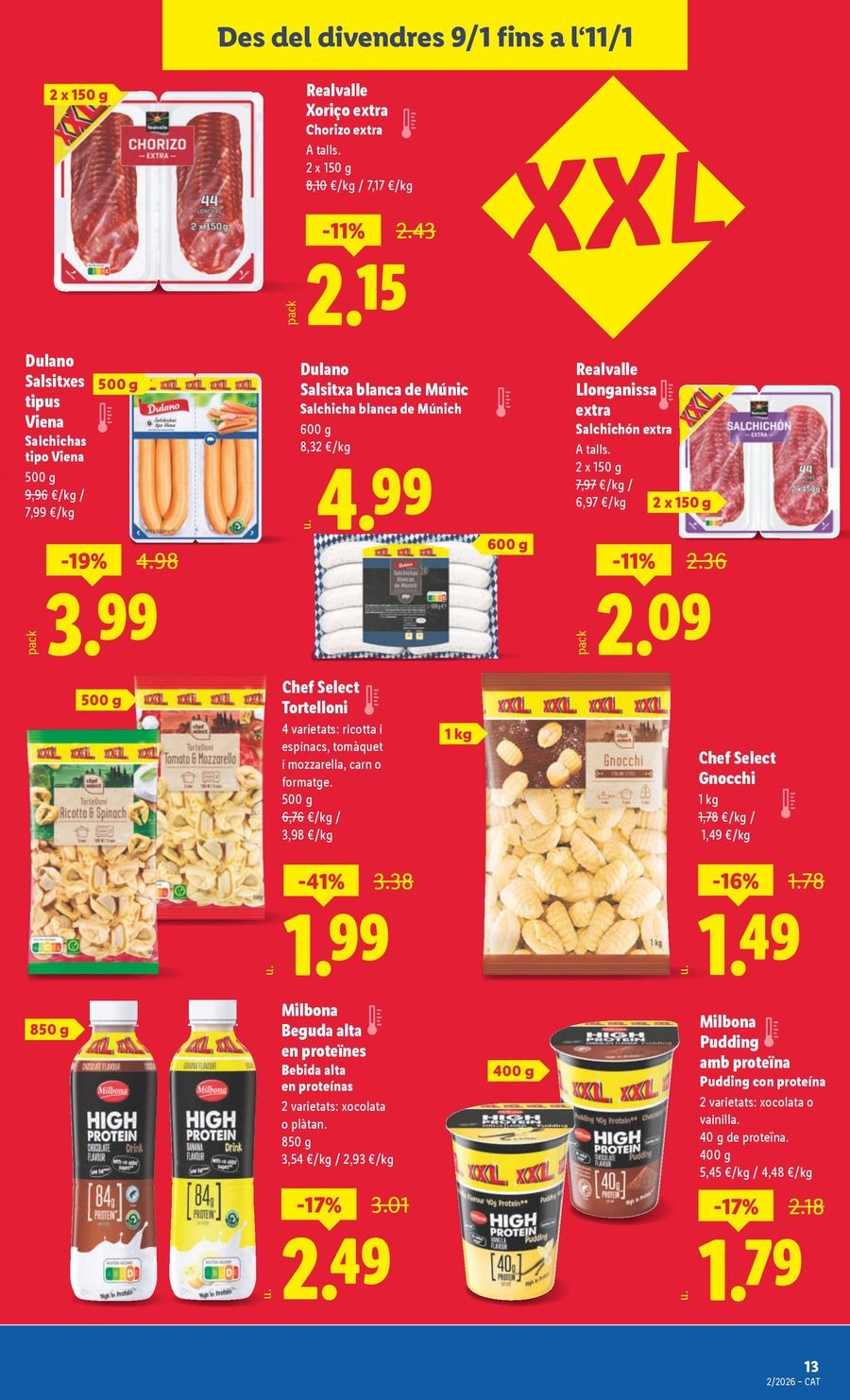 Ofertas de Lidl España de 5 a 11 enero 2026 Ofertas XXL