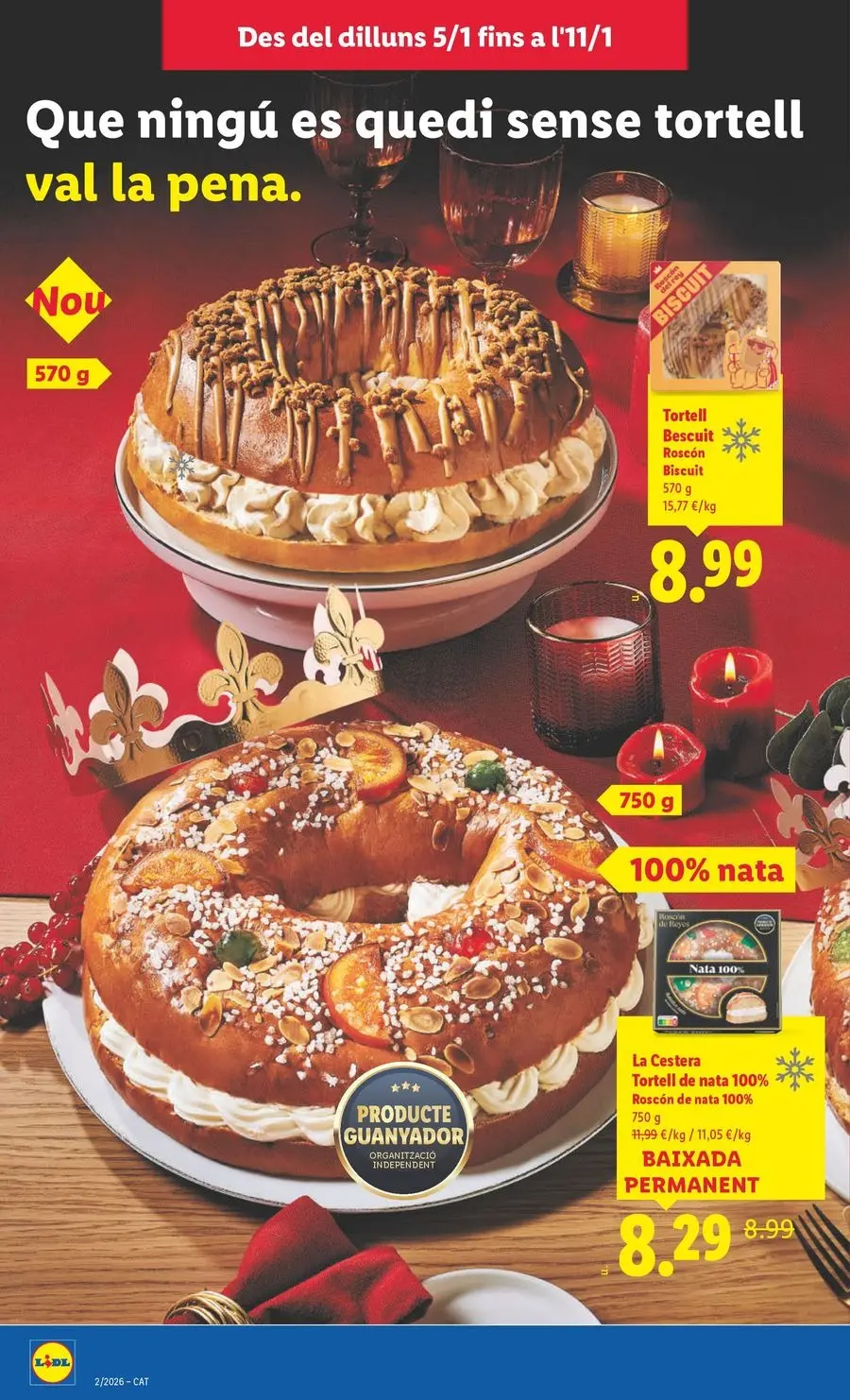 Ofertas de Lidl España de 5 a 11 enero 2026 Ofertas XXL