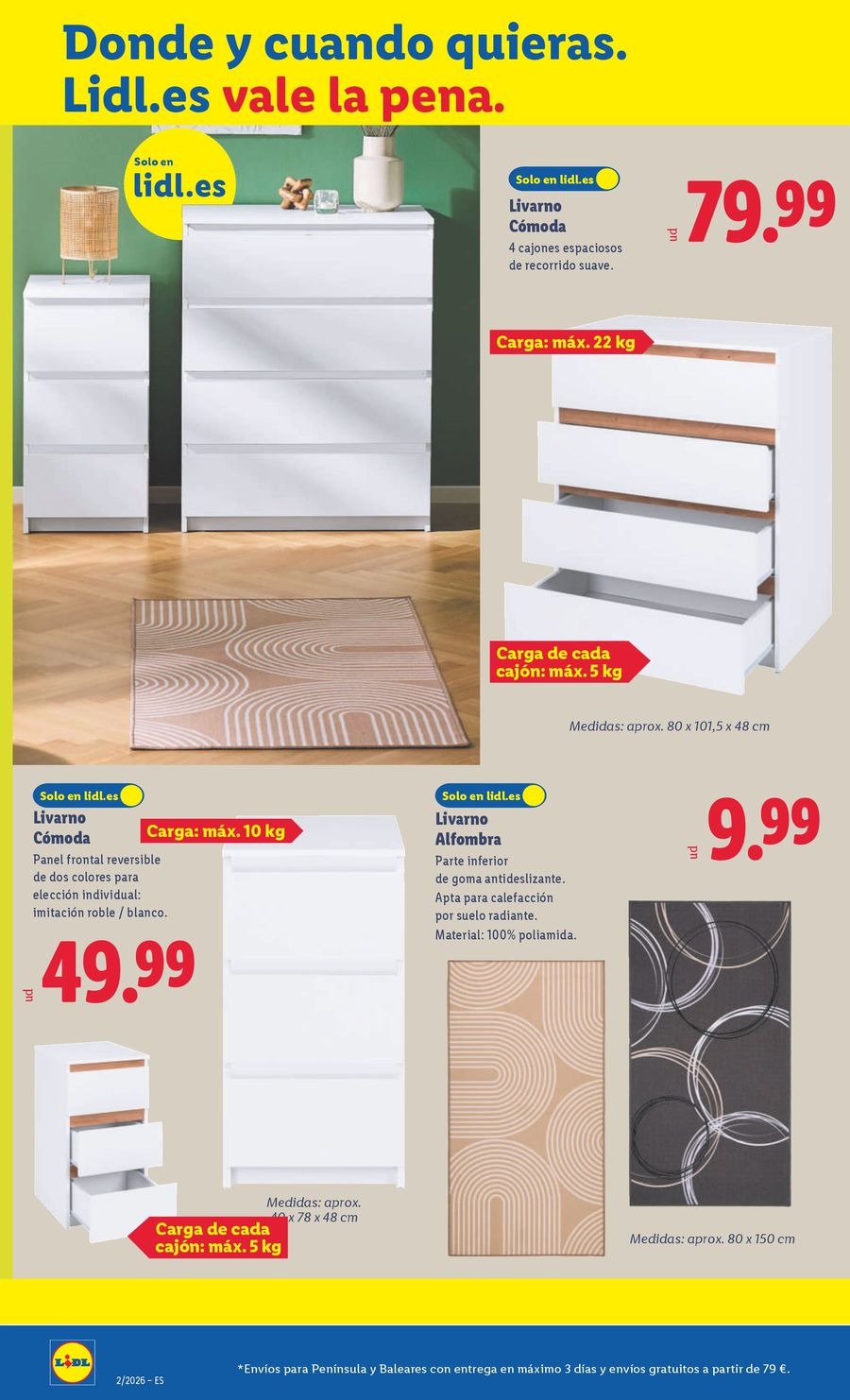 Ofertas de Lidl España de 5 a 11 enero 2026 Ofertas de bazar