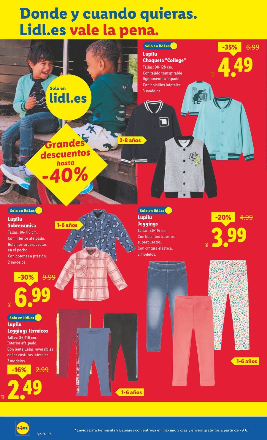 Ofertas de Lidl España de 5 a 11 enero 2026 Ofertas de bazar