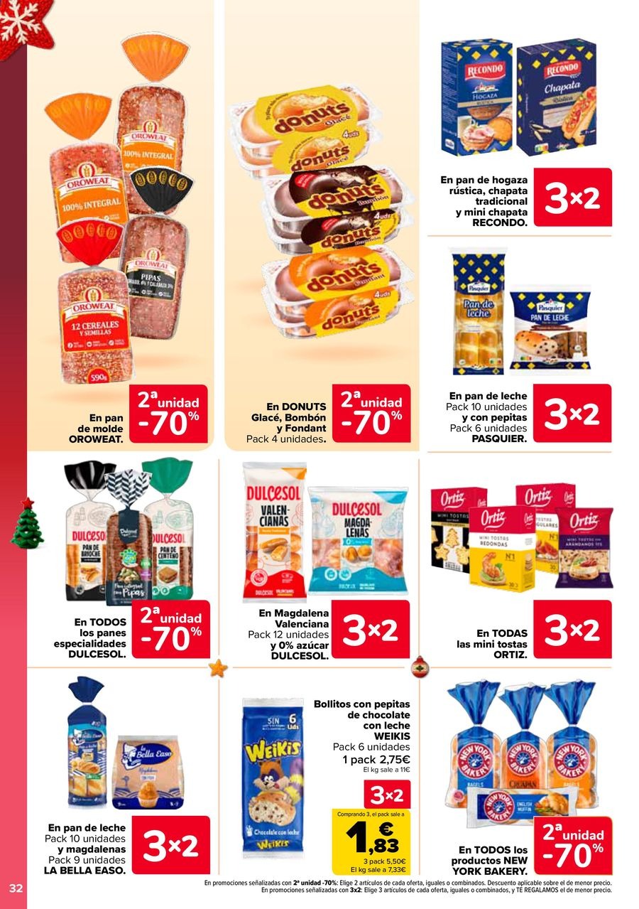 Ofertas de Carrefour España de 29 diciembre a 14 enero 2026 Ofertas 3x2