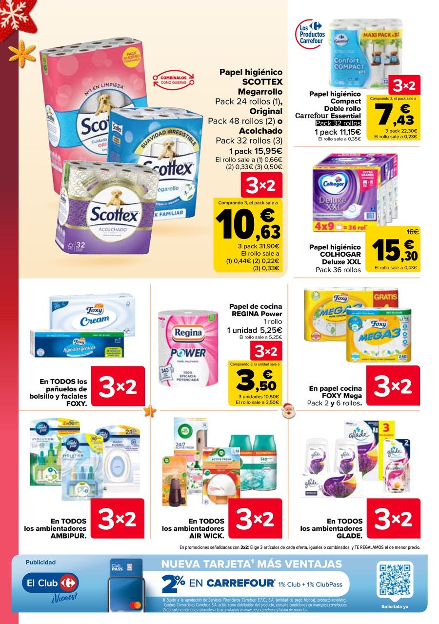Ofertas de Carrefour España de 29 diciembre a 14 enero 2026 Ofertas 3x2
