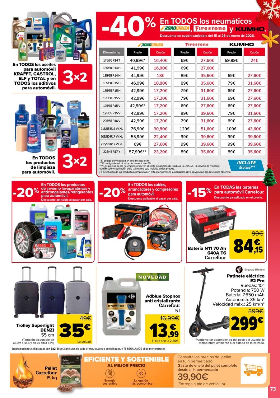 Ofertas de Carrefour España de 29 diciembre a 14 enero 2026 Ofertas 3x2