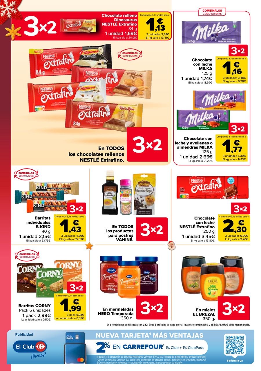 Ofertas de Carrefour España de 29 diciembre a 14 enero 2026 Ofertas 3x2
