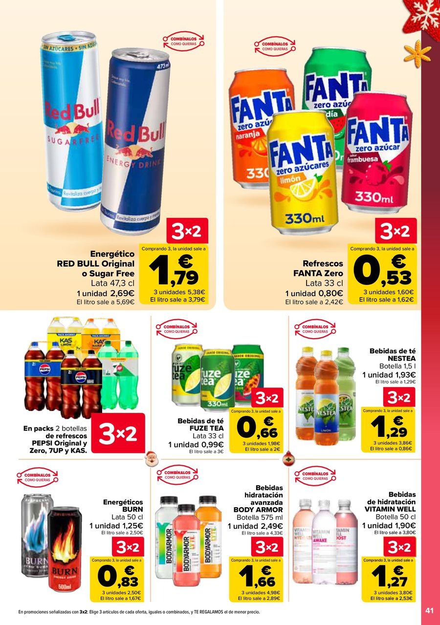 Ofertas de Carrefour España de 29 diciembre a 14 enero 2026 Ofertas 3x2