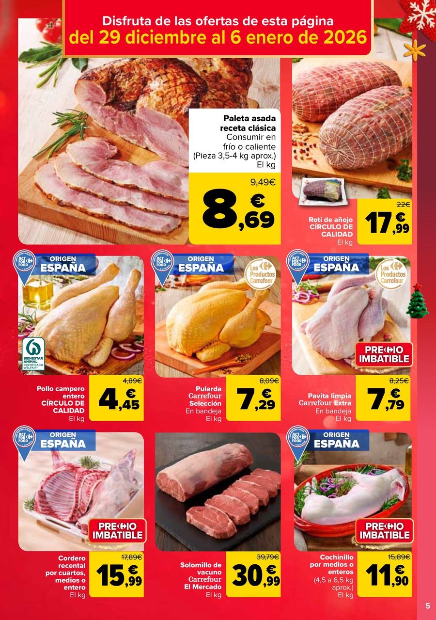 Ofertas de Carrefour España de 29 diciembre a 14 enero 2026 Ofertas 3x2