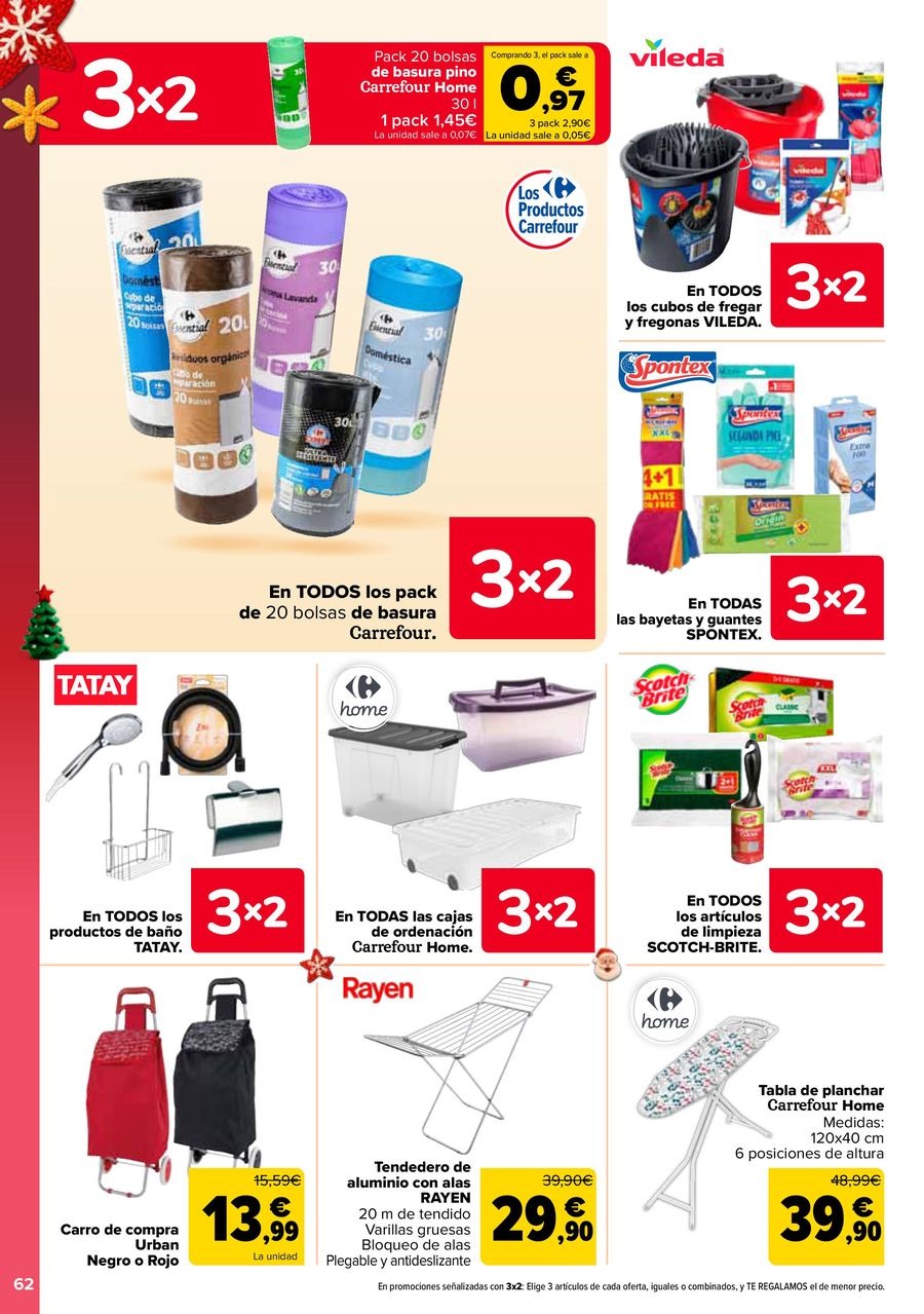 Ofertas de Carrefour España de 29 diciembre a 14 enero 2026 Ofertas 3x2