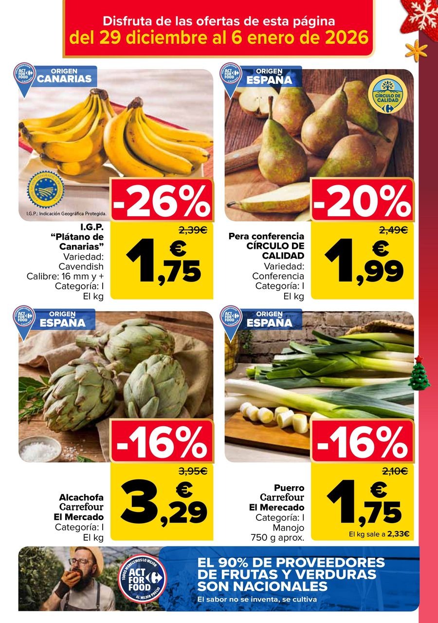 Ofertas de Carrefour España de 29 diciembre a 14 enero 2026 Ofertas 3x2