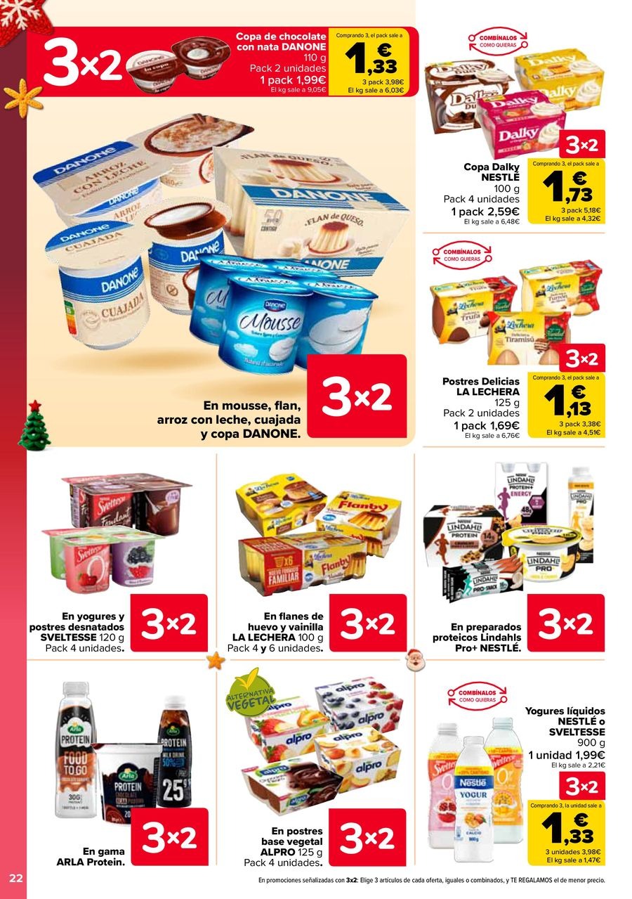 Ofertas de Carrefour España de 29 diciembre a 14 enero 2026 Ofertas 3x2