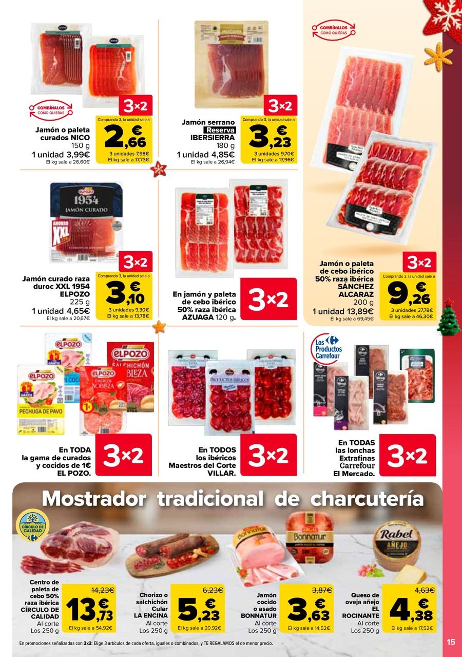 Ofertas de Carrefour España de 29 diciembre a 14 enero 2026 Ofertas 3x2