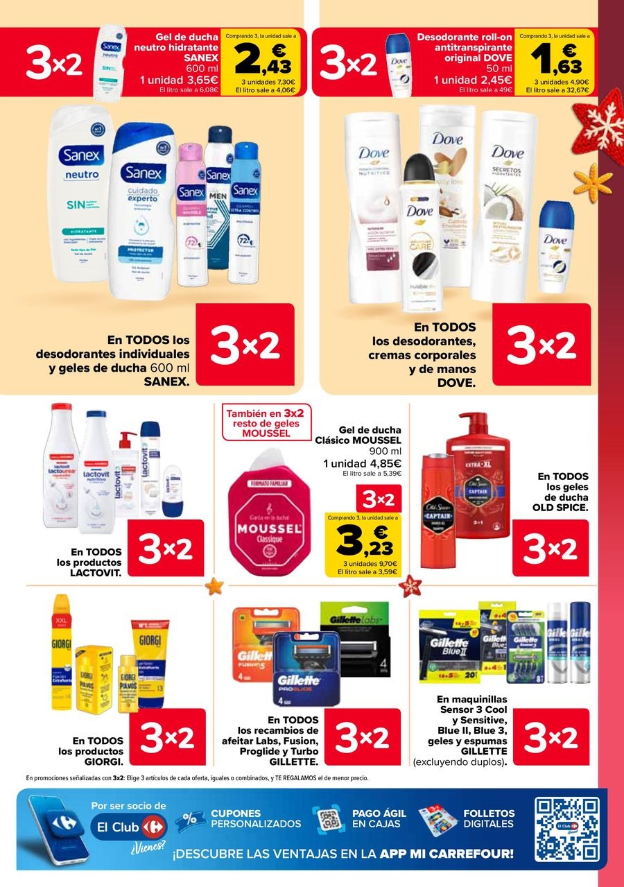 Ofertas de Carrefour España de 29 diciembre a 14 enero 2026 Ofertas 3x2