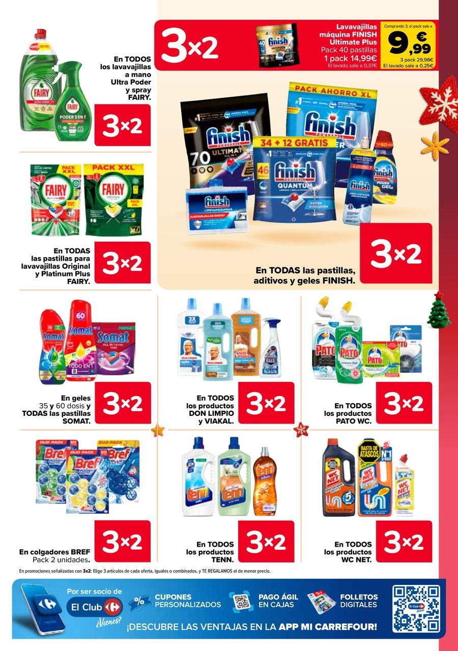 Ofertas de Carrefour España de 29 diciembre a 14 enero 2026 Ofertas 3x2