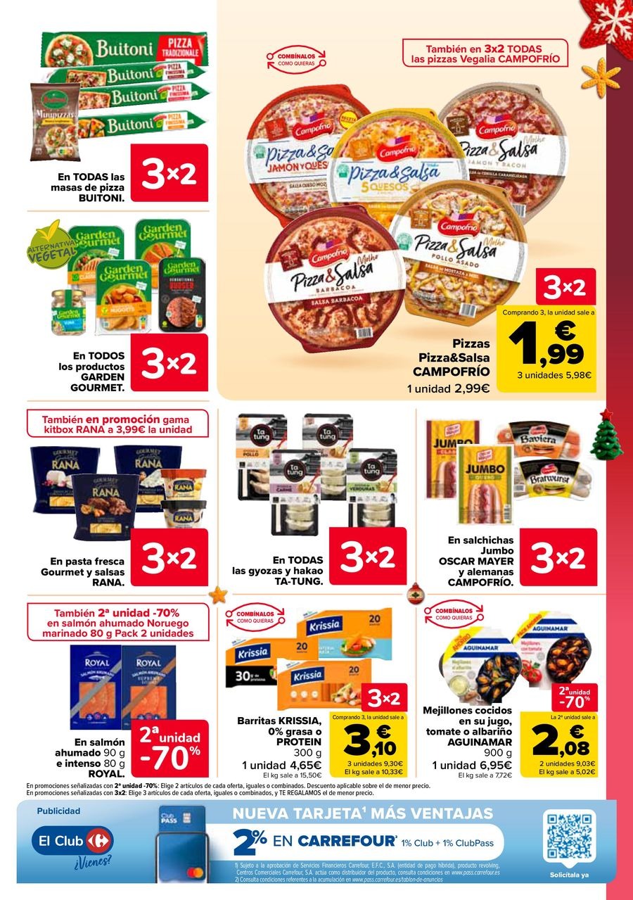 Ofertas de Carrefour España de 29 diciembre a 14 enero 2026 Ofertas 3x2